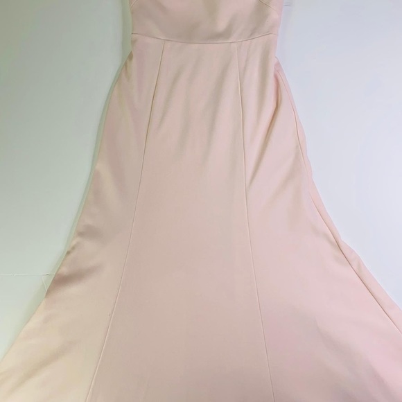 AZAZIE MEARA Dusty Rose Bridesmaid Floor Length Dress - Medium - Picture 7 of 7